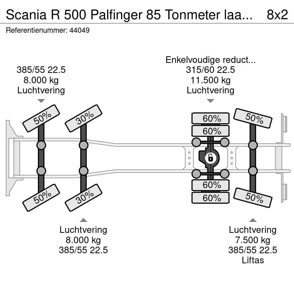 Scania R 500 Palfinger 85 Tonmeter laadkraan Visurgājēji celtņi