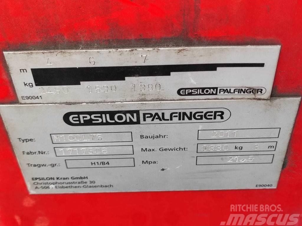 Palfinger EPSILON M100L75 Iekrāvēju krāni