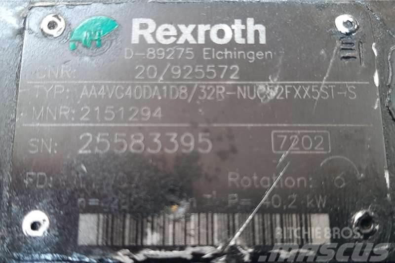 Bosch Rexroth Variable Displacement Piston Pump Citi