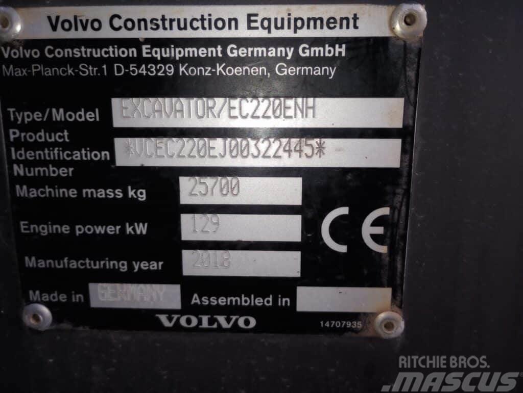 Volvo EC220ENH Kāpurķēžu ekskavatori