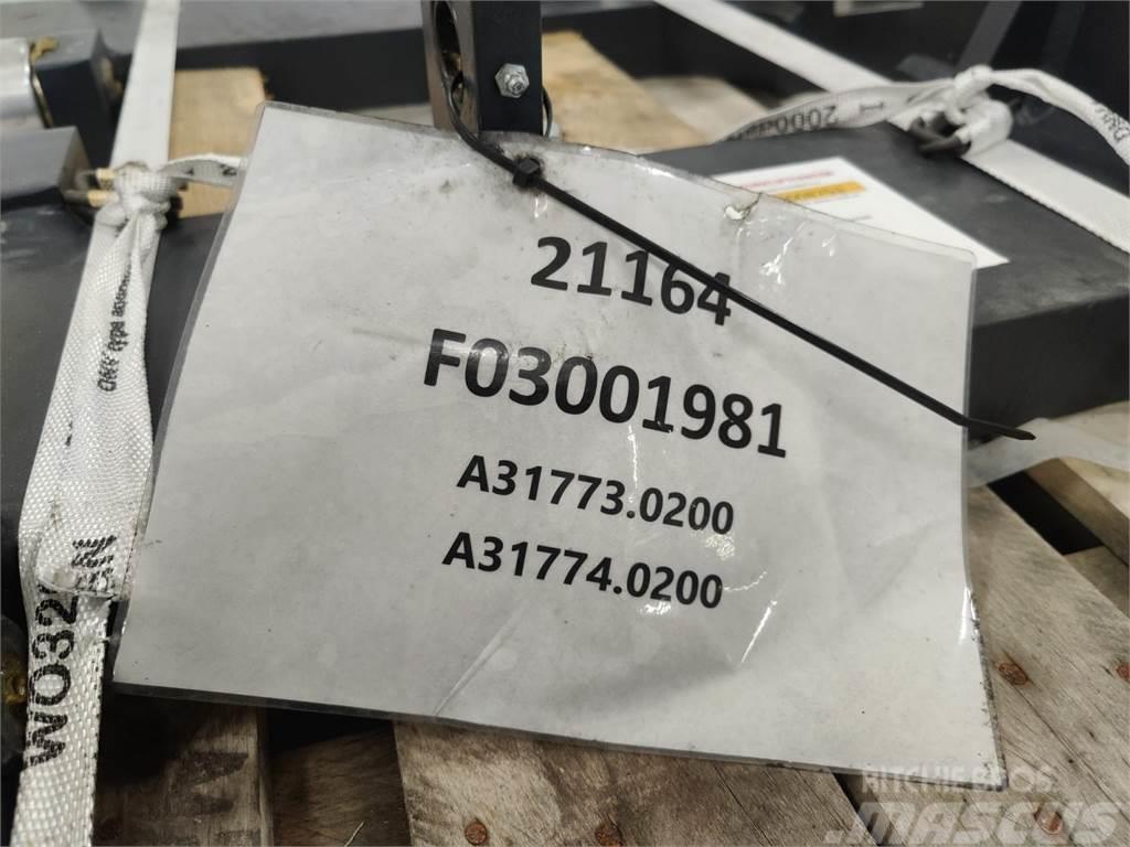 Kalmar Set FSS plates hook on Citas sastāvdaļas