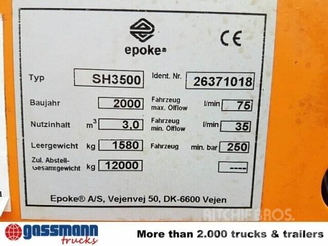 Epoke Salzstreuer SH 3500 mit Hydraulikantrieb Cits traktoru papildaprīkojums