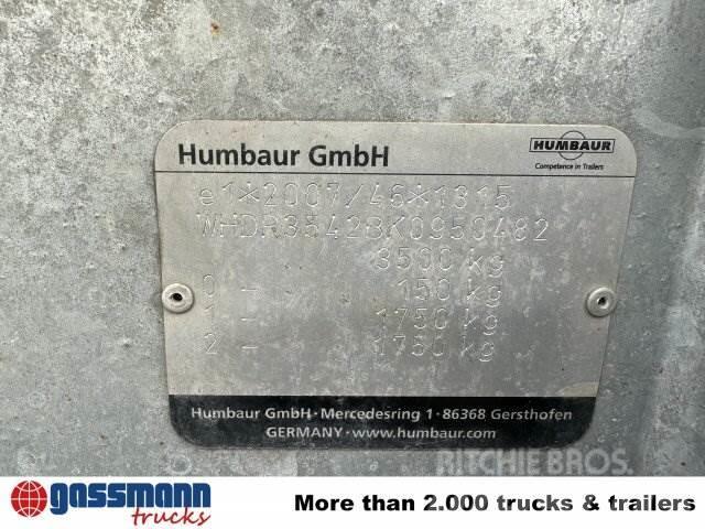 Humbaur HS 353016, Verzinkt Zemie treileri
