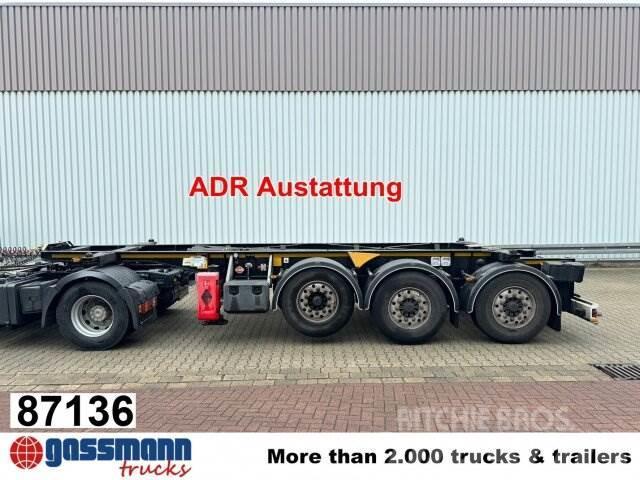 Kässbohrer Multicont Container Chassis, ADR, Liftachse Citas piekabes