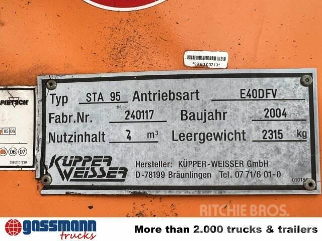 Küpper-Weisser STA 95 Salzstreuer auf Abrollrahmen, ca. 4m³ Cits traktoru papildaprīkojums
