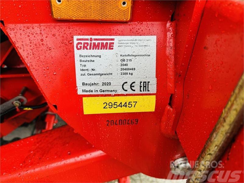 Grimme GB-215 Stādāmās mašīnas