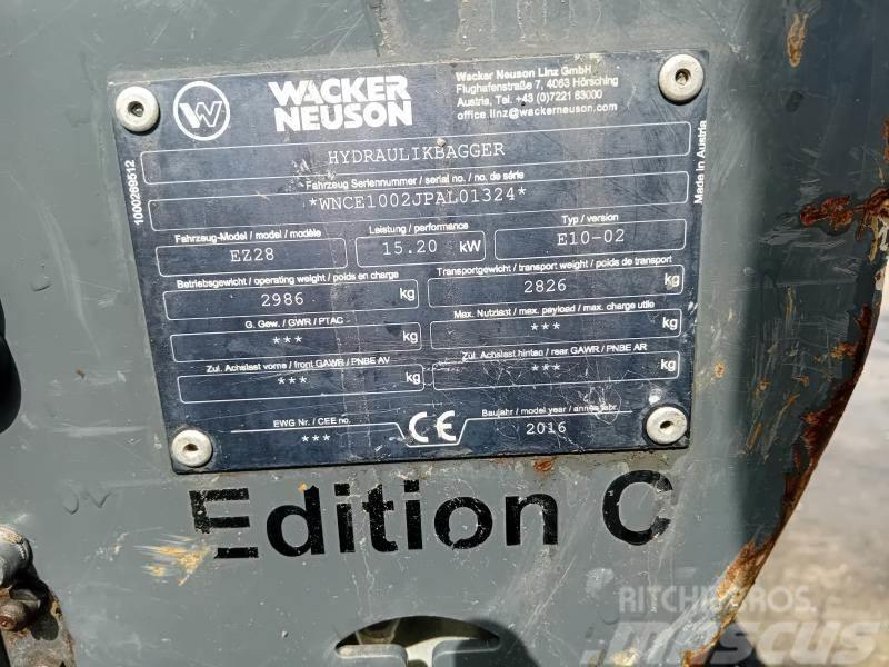 Wacker Neuson EZ28 Mini ekskavatori < 7 t