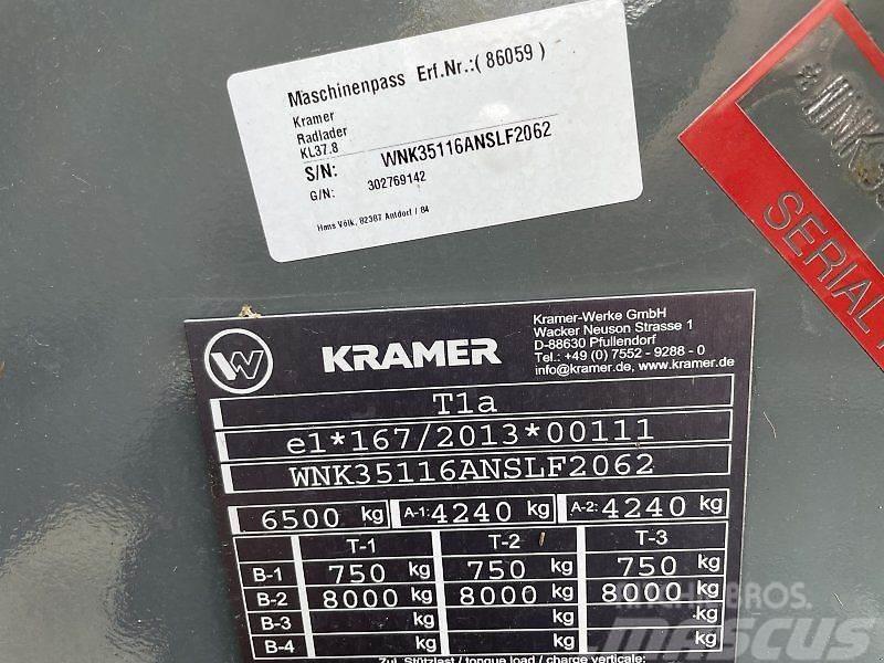 Kramer KL37.8 Lietoti riteņu kompaktiekrāvēji