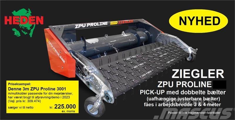 Ziegler ZPU ProLine  Pick-up med dobbeltbælter Vieglais kravas automobilis/izkraušana no sāniem