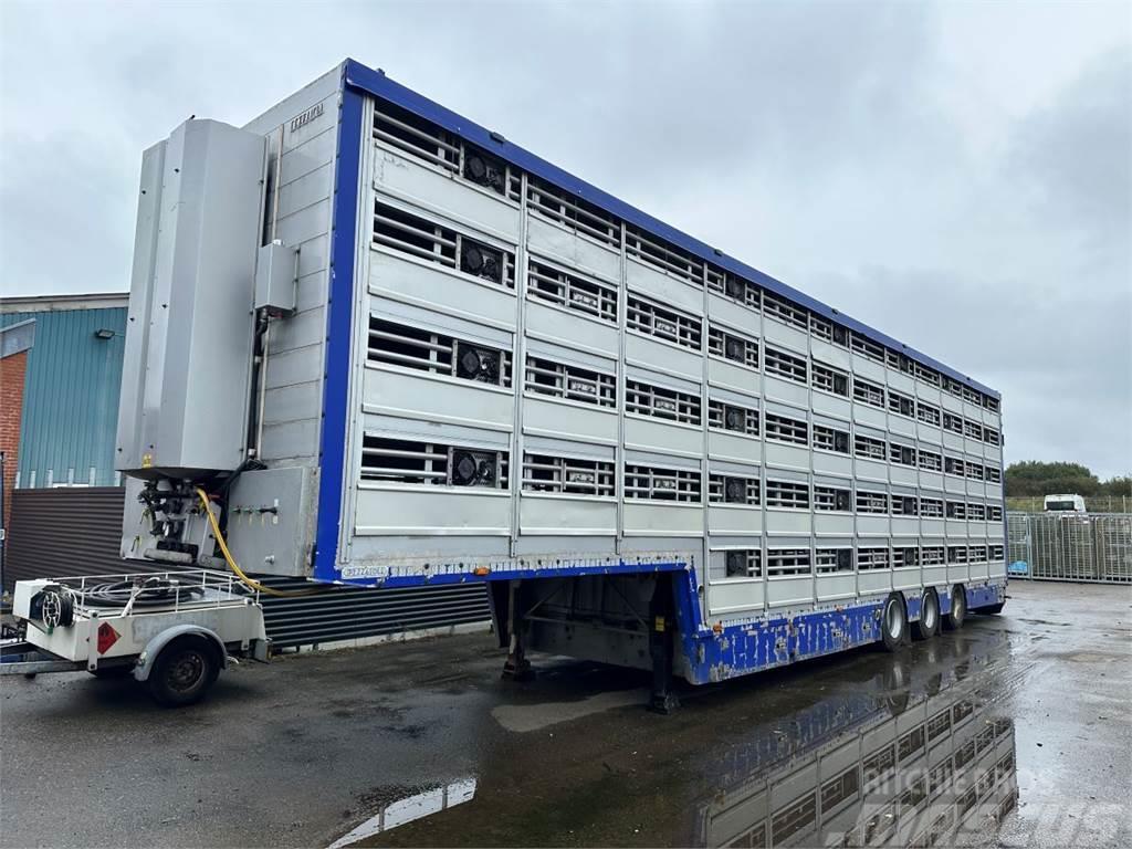 Pezzaioli 5-stock Grise trailer 5-stock Dzīvnieku transportēšanas piekabes