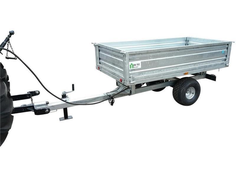 Dk-Tec 1.5 tons galvaniseret trailer Cita komunālā tehnika/aprīkojums