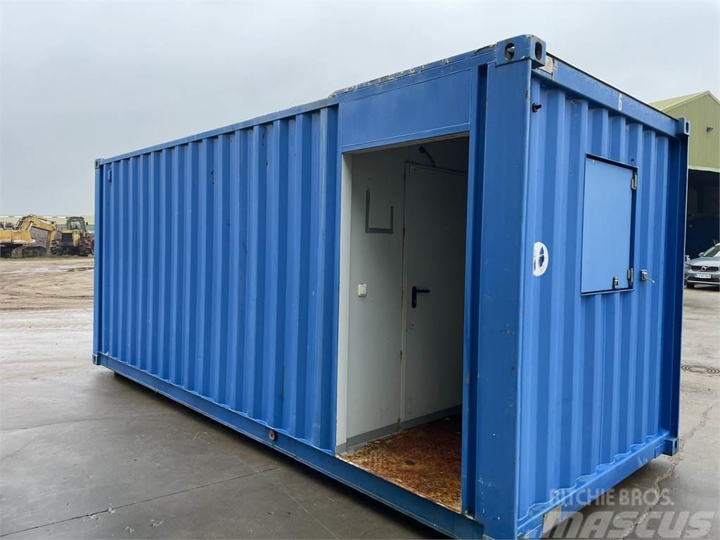  20FT container, isoleret med svalegang. Uzglabāšanas konteineri