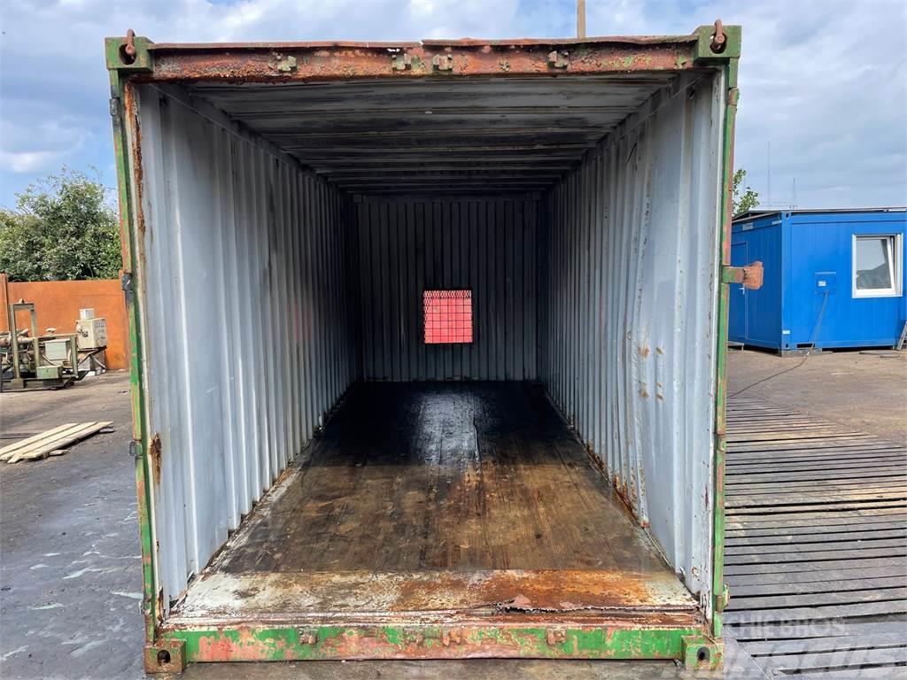  20FT container uden døre, til dyrehold eller lign. Uzglabāšanas konteineri