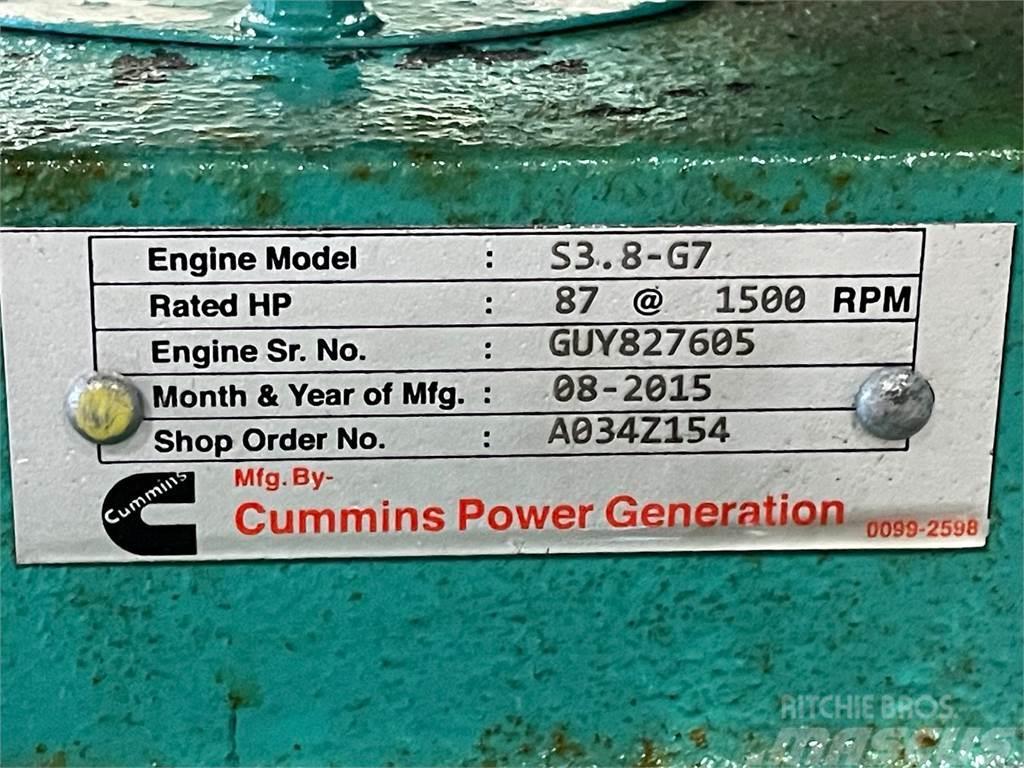 Cummins S3.8-G7 motor (Mercedes OM314) - komplet med køler Dzinēji