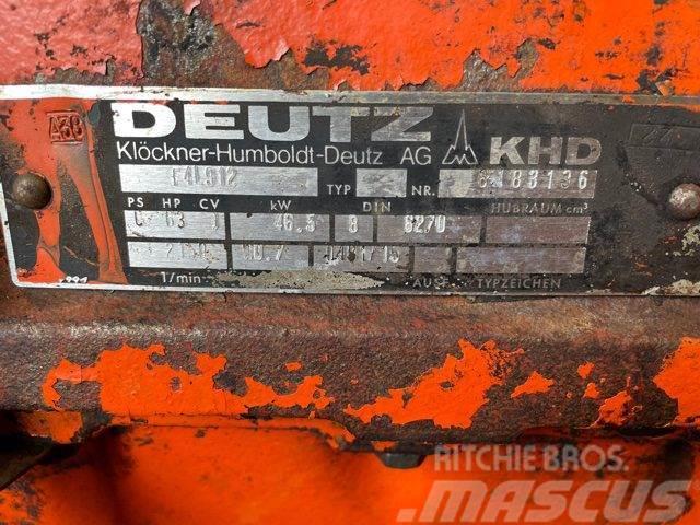 Deutz F4L 912 motor - kun til dele Dzinēji