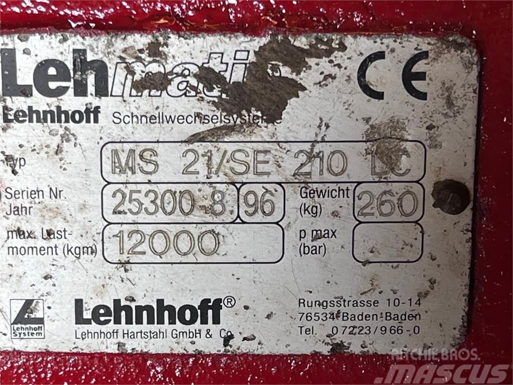 Lehnhoff MS21/SE 210 LC mekanisk hurtigskifte Ātrie savienotāji