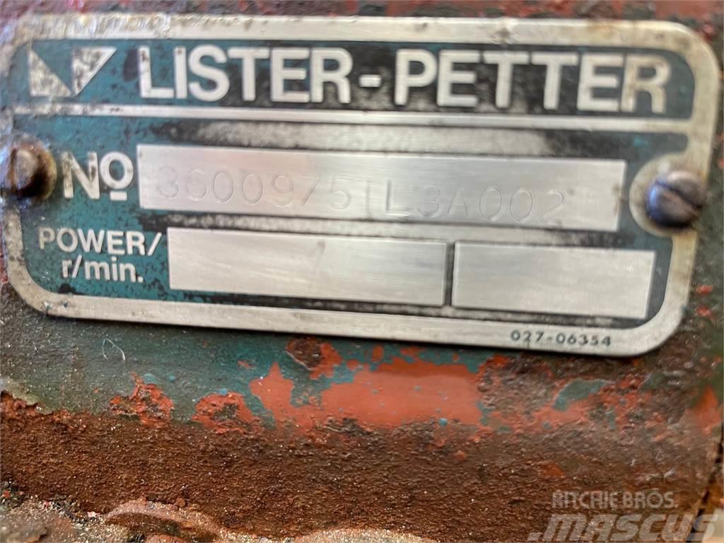 Lister Petter motor type TS3 - kun til dele. Dzinēji