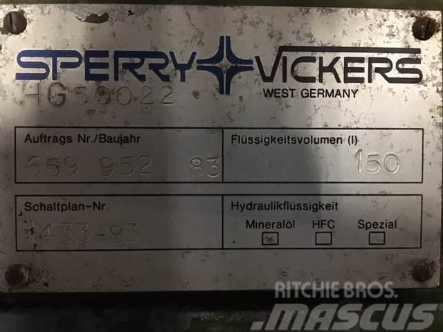 Powerpack fabr. Sperry Vickers 4G50022 Dīzeļģeneratori