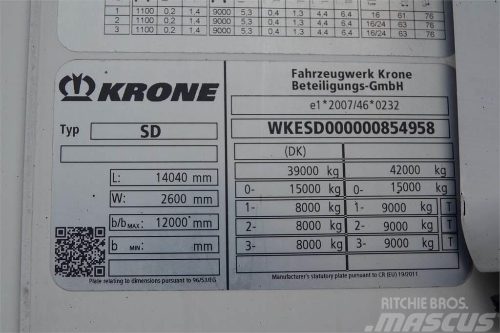 Krone CHLODNIA / THERMO KING SLX 400 / DOPPELSTOCK / PAL Piekabes ar temperatūras kontroli