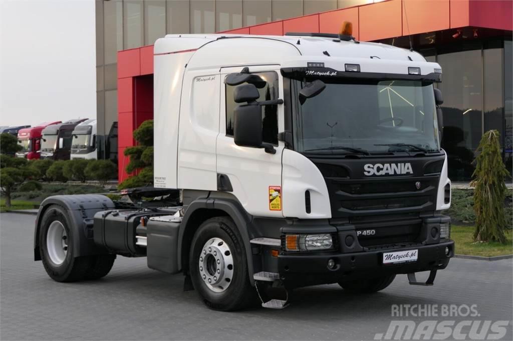 Scania P 450 / RETARDER / HYDRAULIKA / NISKA KABINA / WAG Vilcēji
