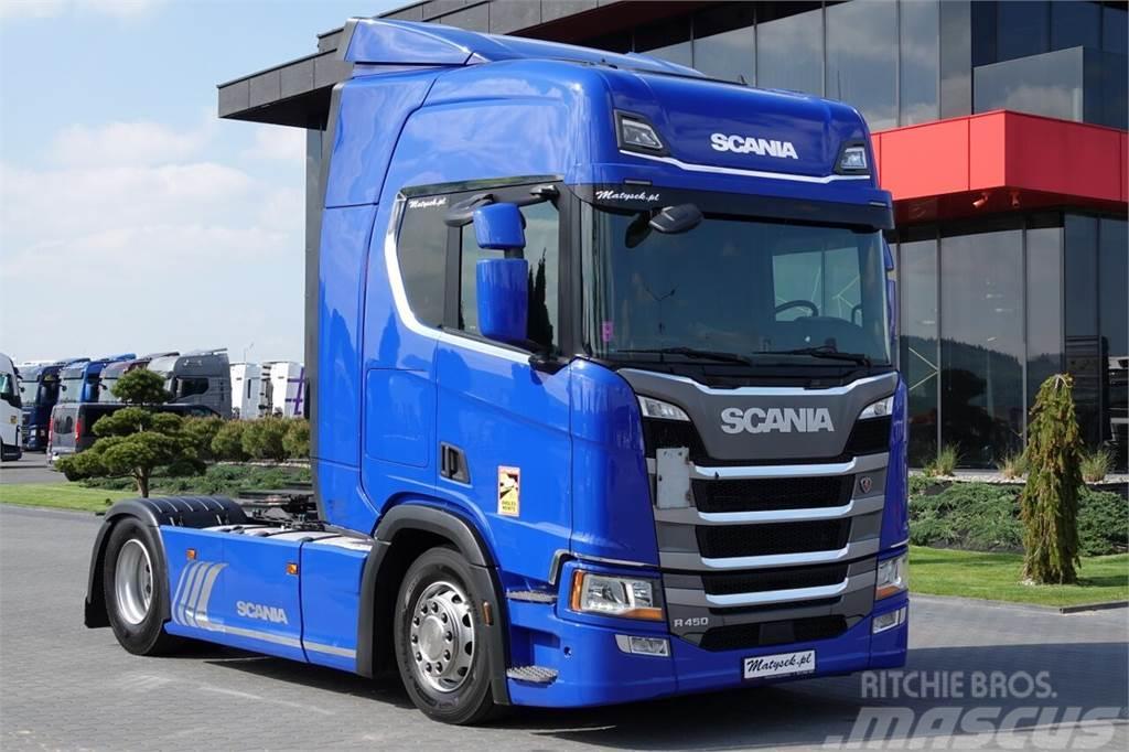 Scania R 450 / RETARDER / 2018 YEAR / LED / EURO 6 / Vilcēji