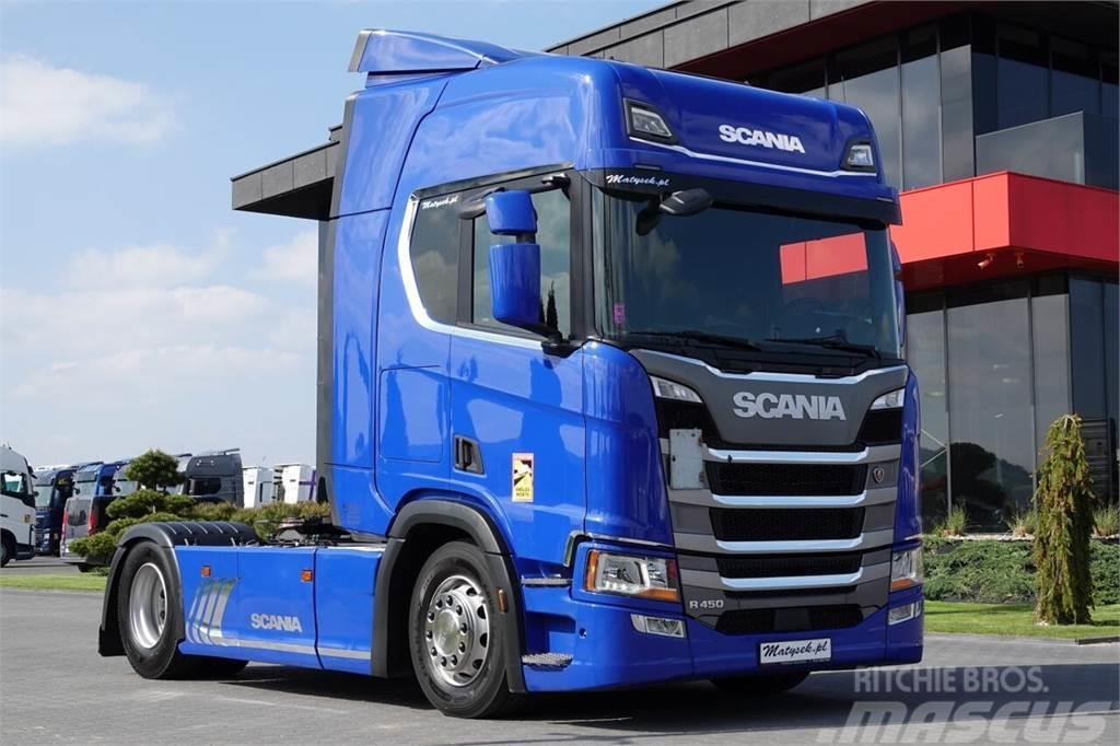 Scania R 450 / RETARDER / 2018 YEAR / LED / EURO 6 / Vilcēji
