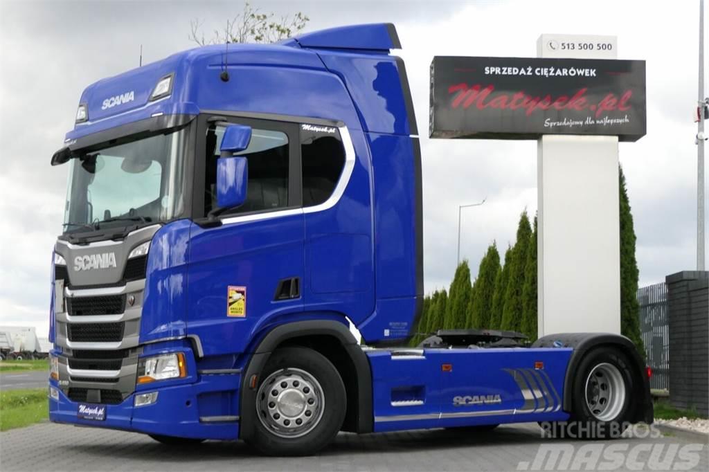 Scania R 450 / RETARDER / LEDY / NAVI / EURO 6 / 2019 R / Vilcēji