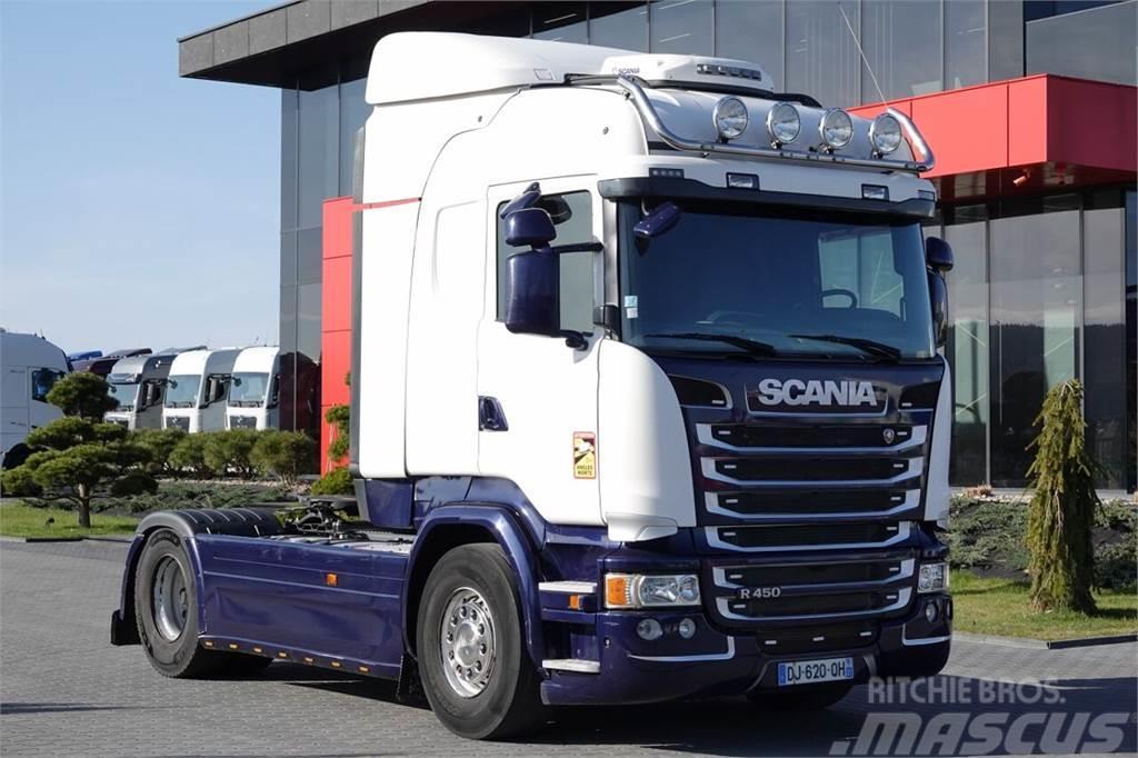 Scania R 450 / RETARDER / I-PARK COOL / EURO 6 / SPROWADZ Vilcēji