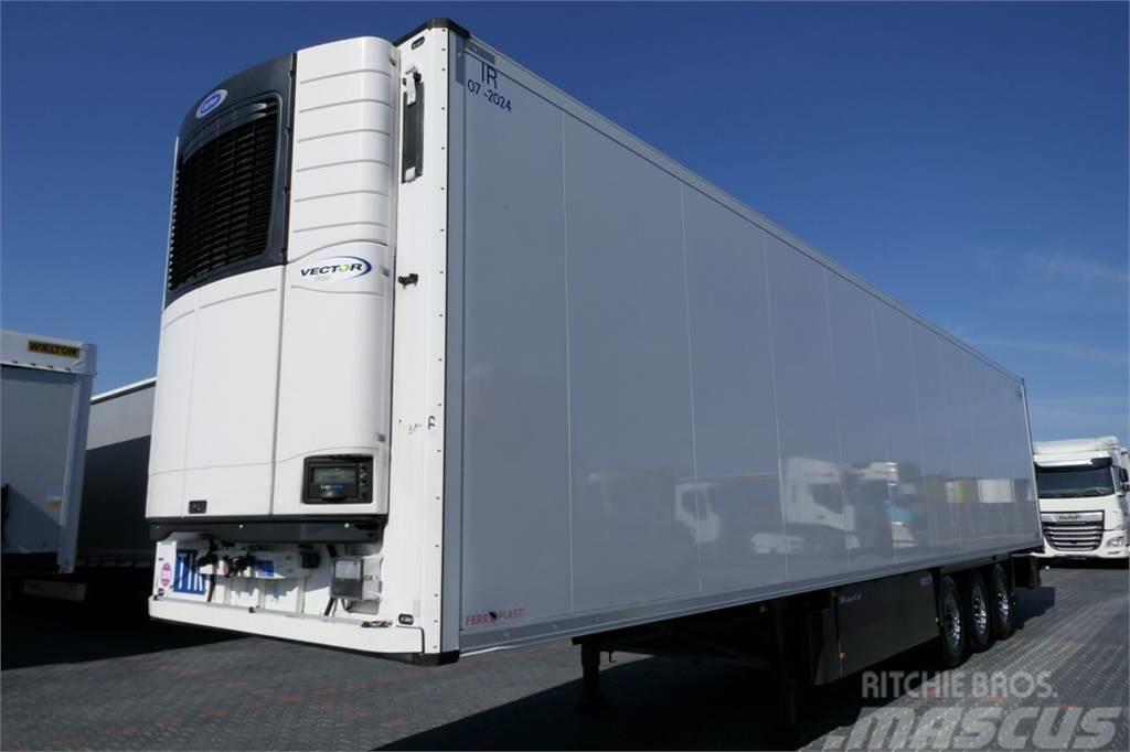 Schmitz Cargobull REFRIDGERATOR / CARRIER VECTOR 1550 / PALLET BOX / Piekabes ar temperatūras kontroli