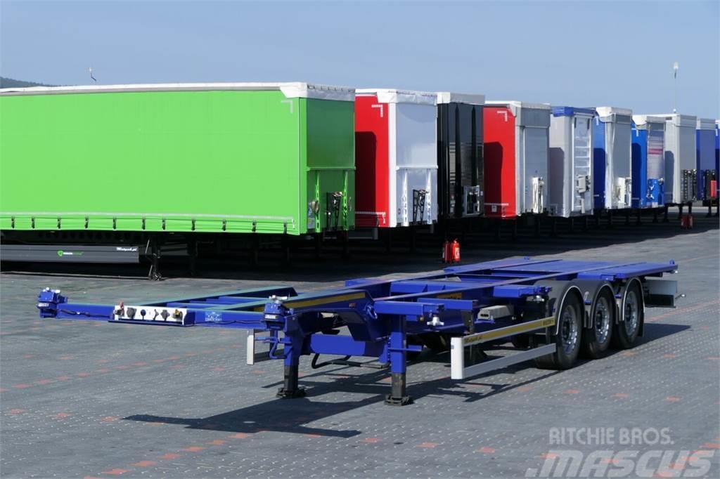 Wielton CHASISS / FOR CONTAINERS / LIFTED AXLE / SAF / Šasija un piekare