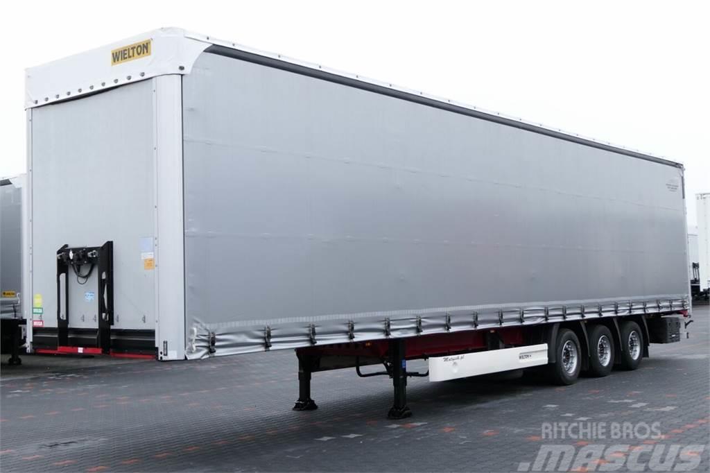 Wielton CURTAINSIDER / MEGA / LIFTED ROOF & AXLE / COILMUL Tents puspiekabes