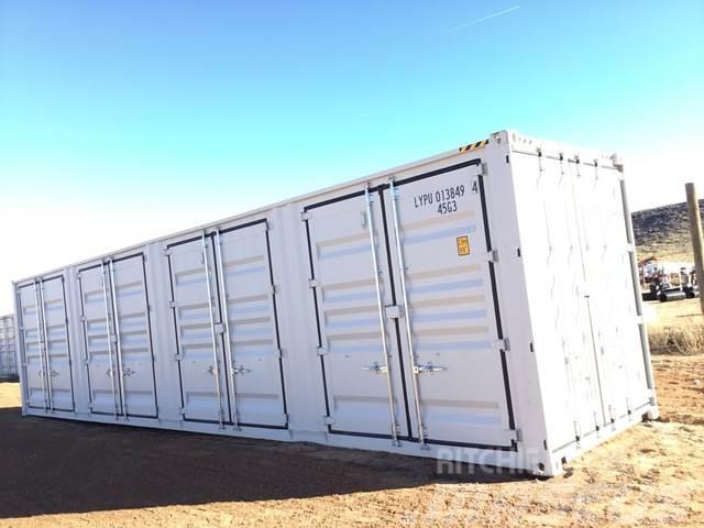  2023 40 ft High Cube Multi-Door Storage Container Uzglabāšanas konteineri