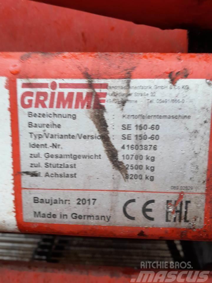 Grimme SE 150-60 NB Kartupeļu novākšanas kombaini