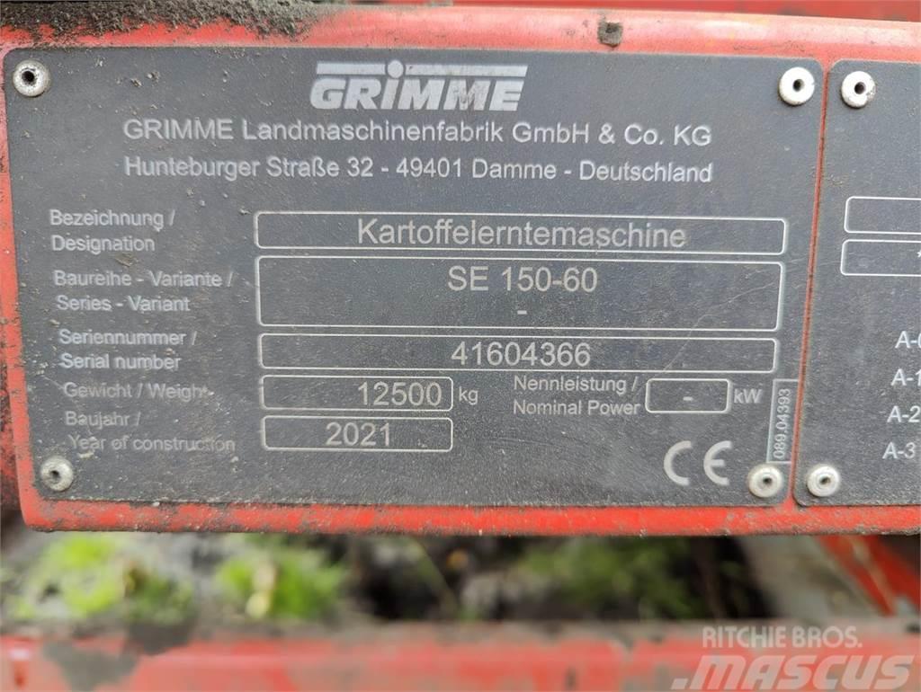 Grimme SE 150-60 UB Kartupeļu novākšanas kombaini