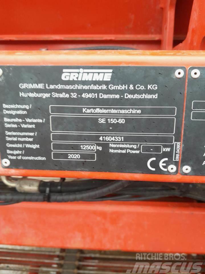 Grimme SE170-60UB-XXL Kartupeļu novākšanas kombaini
