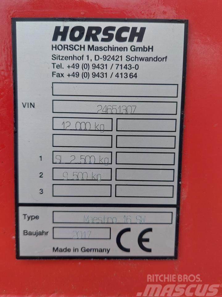 Horsch Maestro 16.75 SW Precīzās izsējas sējmašīnas 