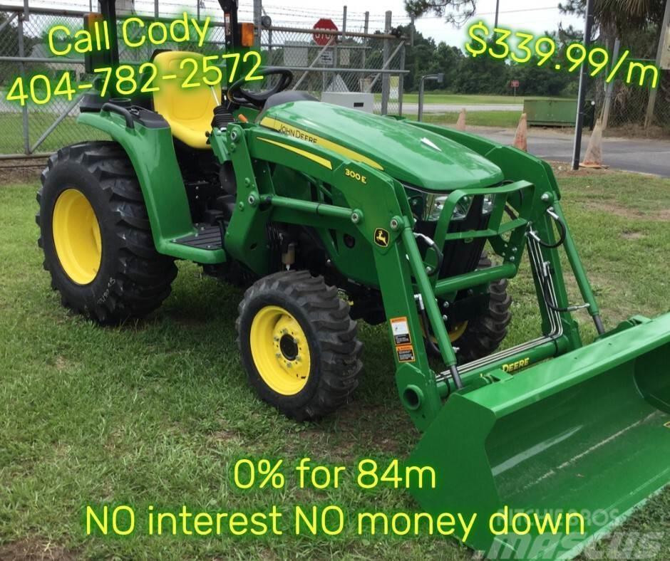 John Deere 3025E Mauriņa traktors
