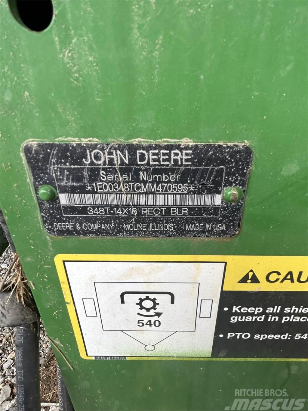 John Deere 348 Ķīpu preses
