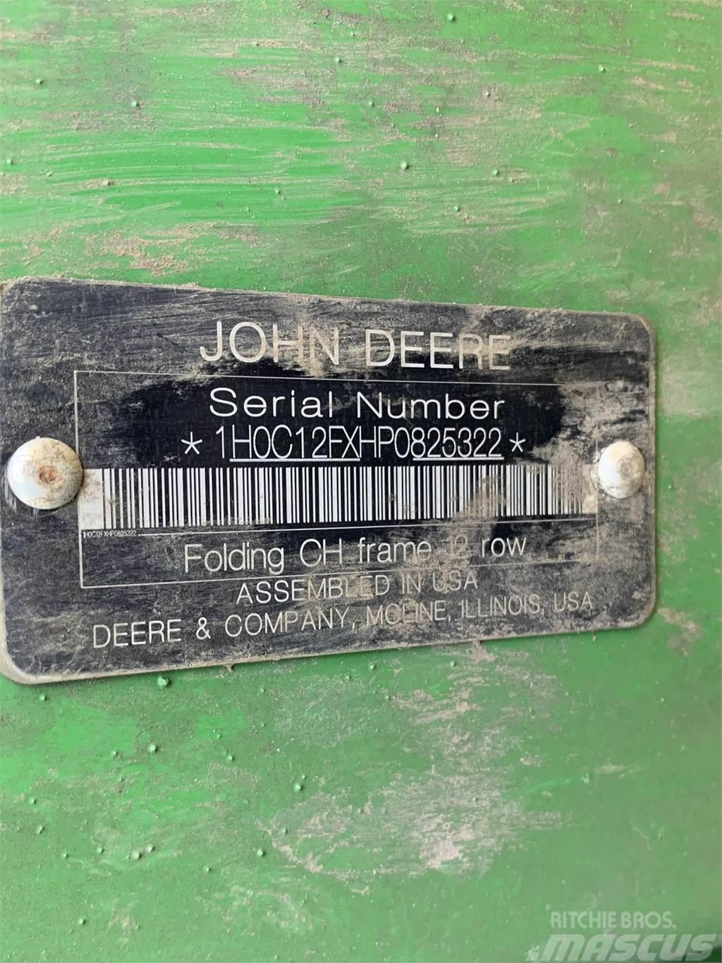John Deere C12F StalkMaster Ražas novākšanas kombainu papildaprīkojums