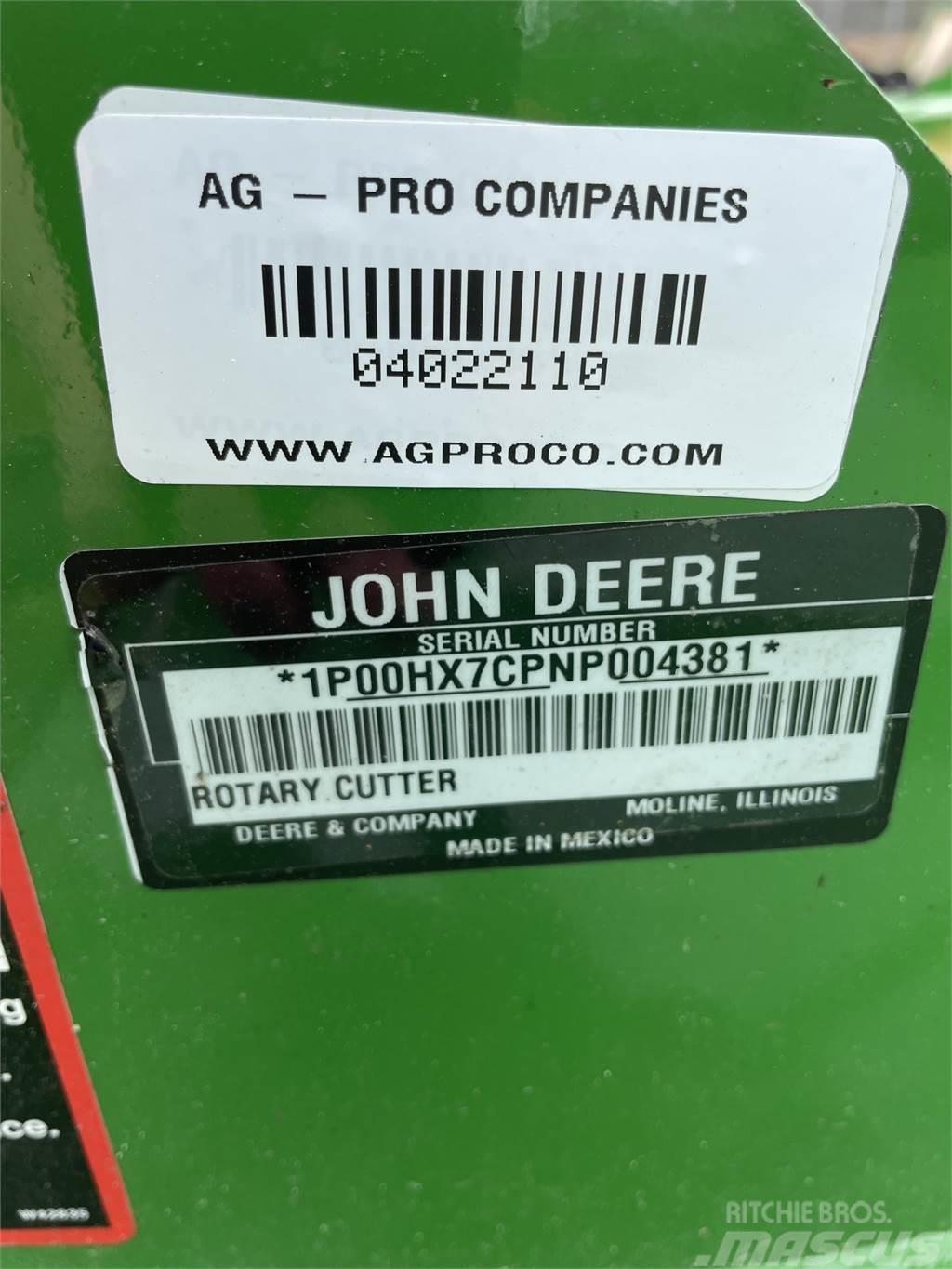 John Deere HX7 Ķīpu smalcinātāji, griezēji un attinēji