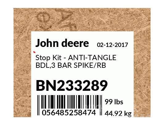 John Deere New Anti-Tangle kit for 2310 Cita augsnes apstrādes tehnika un papildaprīkojums