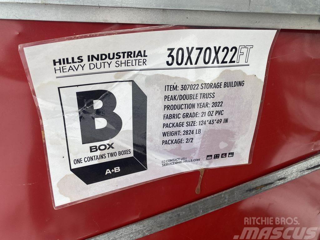  Hills Industrial Heavy Duty Shelter - 30'W x 70'L  Tērauda karkasa ēkas