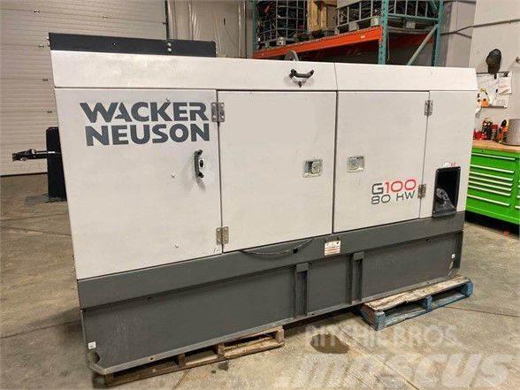 Wacker Neuson G100 80kW Skid Mount Generator Citi ģeneratori