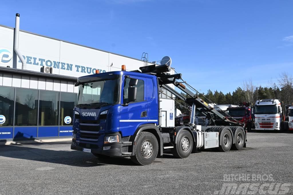 Scania G500 8x4 Euro6 Vaijeri Kabeļu pacēlājs nomontējamām kravas mašīnām