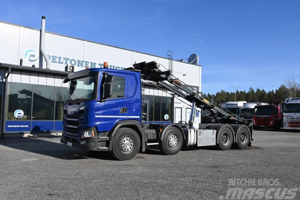 Scania G500 8x4 Euro6 Vaijeri Kabeļu pacēlājs nomontējamām kravas mašīnām