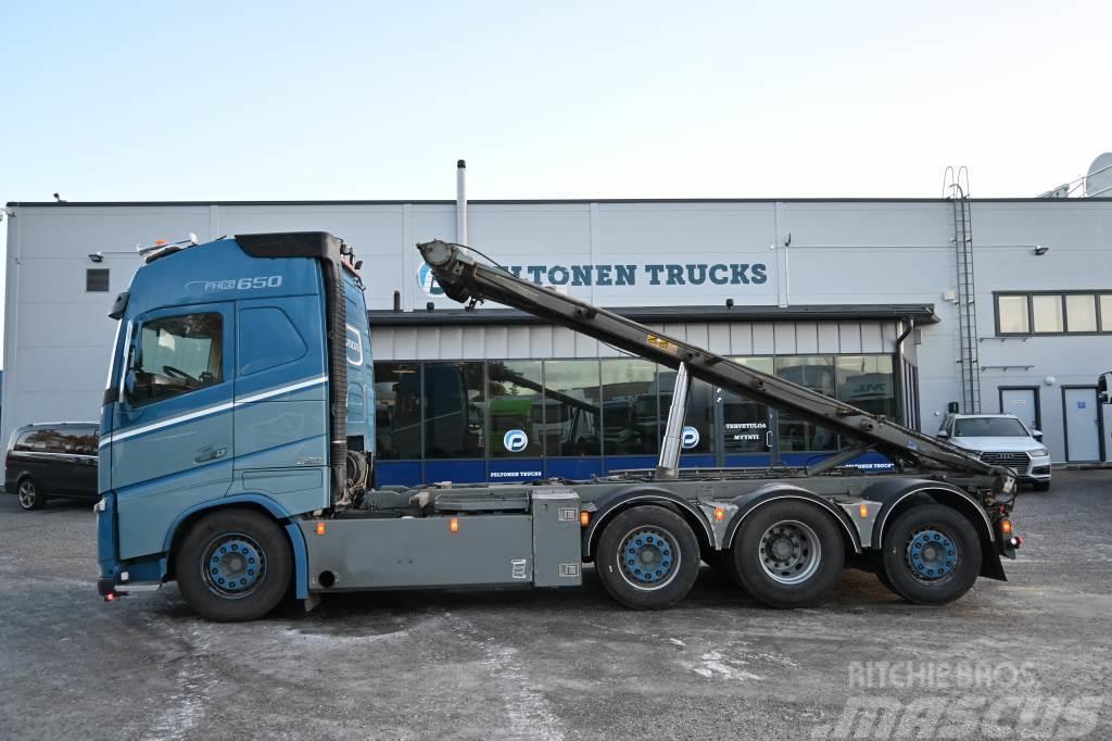 Volvo FH650 8x2 euro 6 Kabeļu pacēlājs nomontējamām kravas mašīnām