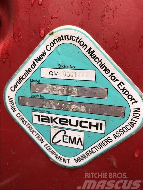 Takeuchi TB210R Mini ekskavatori < 7 t