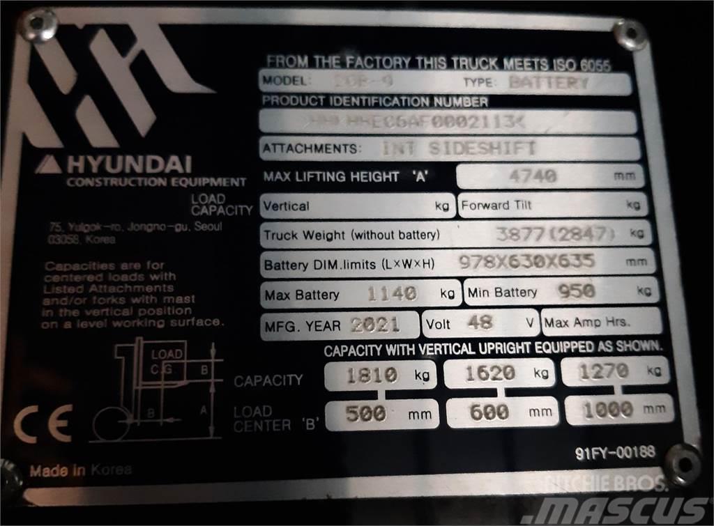 Hyundai 20B-9 TS470 Elektriskie iekrāvēji