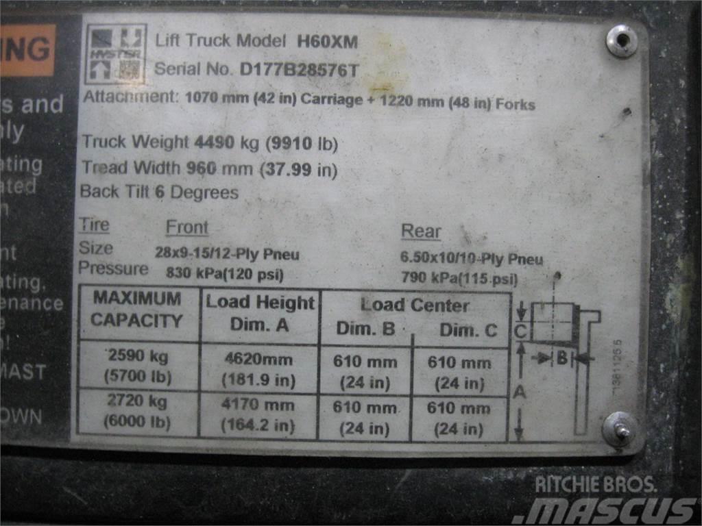Hyster H60XM LPG tehnika