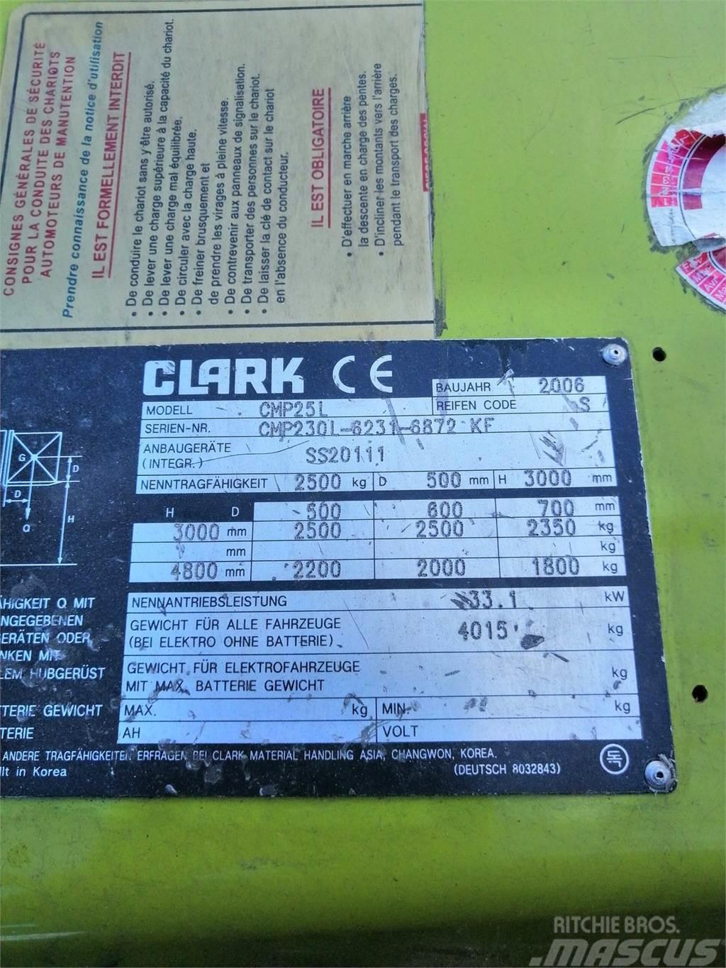 Clark CMP 25 L Autokrāvēji - citi